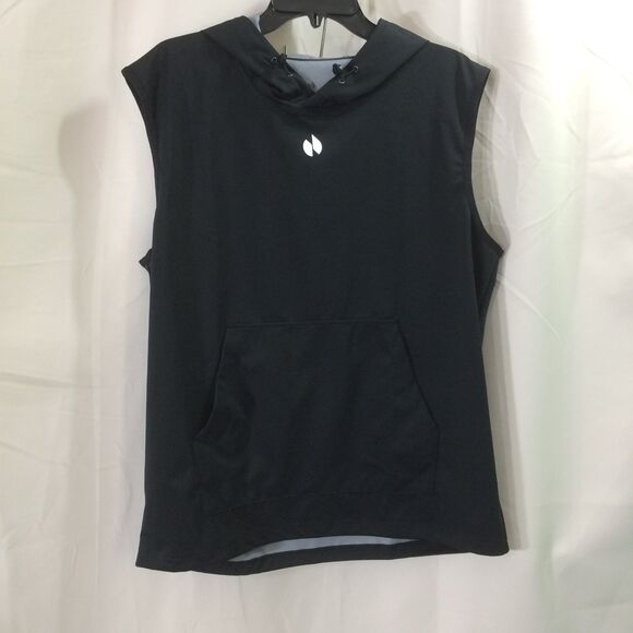 Hotsuit Men’s Sauna Sleeveless Hoodie Black Workout Sweat Vest Size M NWOT - Picture 3 of 6